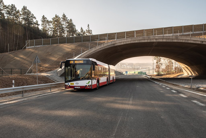 Po právě dokončené části Západního okruhu vyjedou 27. února dvě nové autobusové linky MHD ze Severního Předměstí na Borská pole